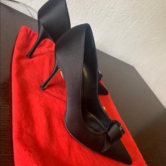 Authentic BALLY black satin shoes - Picture 3 of 6